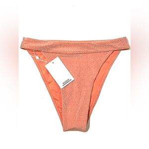 NWT Monday Swimwear Argentina Bikini Bottoms Sunkissed Shimmer S